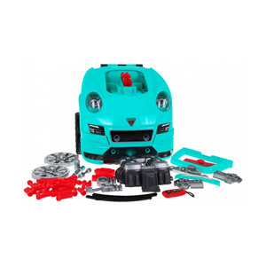 ماشین اسباب بازی ریموت دار موتور مستر Motor Master مدل کاپوت پورشه آبی Kids Engine Toy _ماشین اسباب بازی